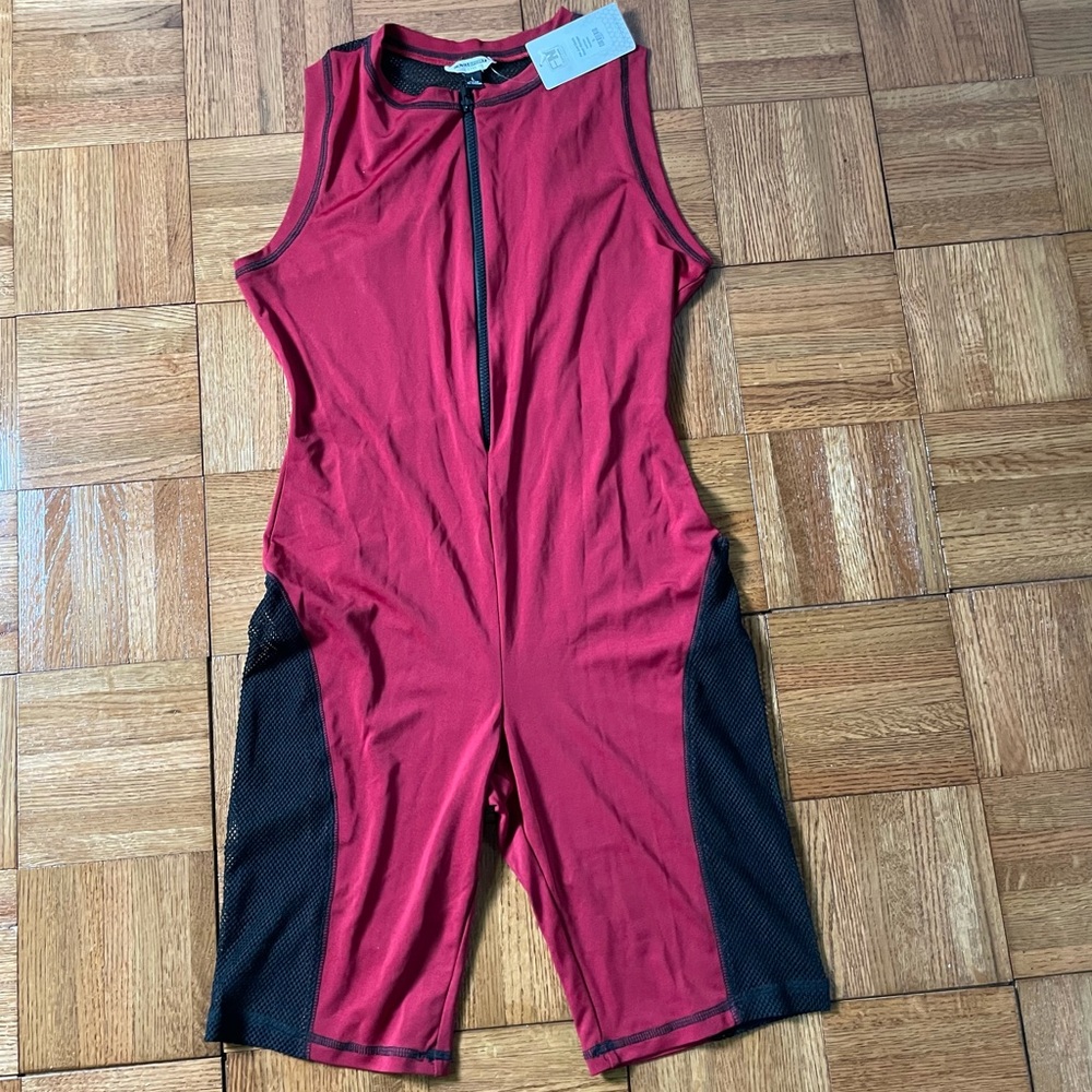 Fashion Nova Mesh Romper